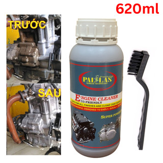 Combo Dung Dịch Tẩy Lốc Máy Pallas Kèm Bàn Chải 620ml