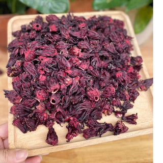 Trà hoa atiso đỏ 100gr sấy khô nguyên nụ hoa bụp giấm khô loại đẹp - tâm an