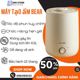 MÁY PHUN SƯƠNG TẠO ẨM BEAR 4.5L BẢO HÀNH 24 THÁNG Cam kết chính hãng