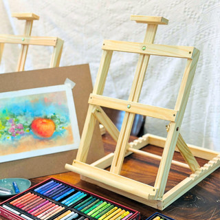 Giá vẽ tranh để bàn gấp gọn 60cm - Dụng cụ vẽ tranh bằng gỗ (có sỉ)
