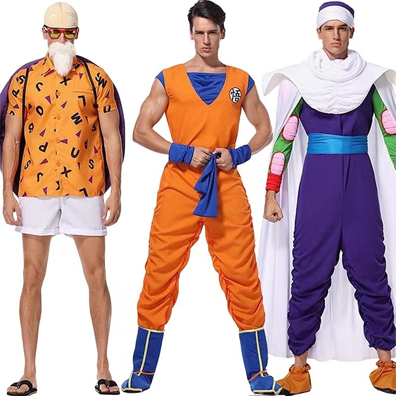 Nhân vật DRAGON BALL Cos PICOLO MASTER ROSHI SON GOKU Phụ kiện trang phục Bộ đồ đầy đủ Trang phục hóa trang dự tiệc