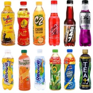 Lốc 6 Chai Nước Giải Khát, Nước Ngọt Có Ga Coca, 7up, Pepsi, Sting, Number One, Revive. Đủ loại