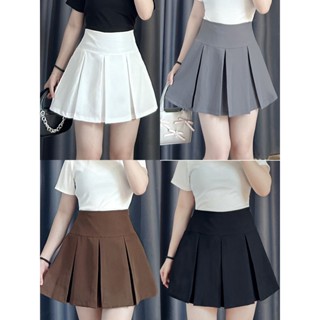 Chân váy A xòe bigsize nữ ngắn xếp ly lưng cao vải tây mềm mát và đứng from style cá tính thời thượng 50-95kg CV405