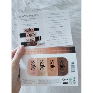 Sample mẫu thử kem nền saie glowy super skin