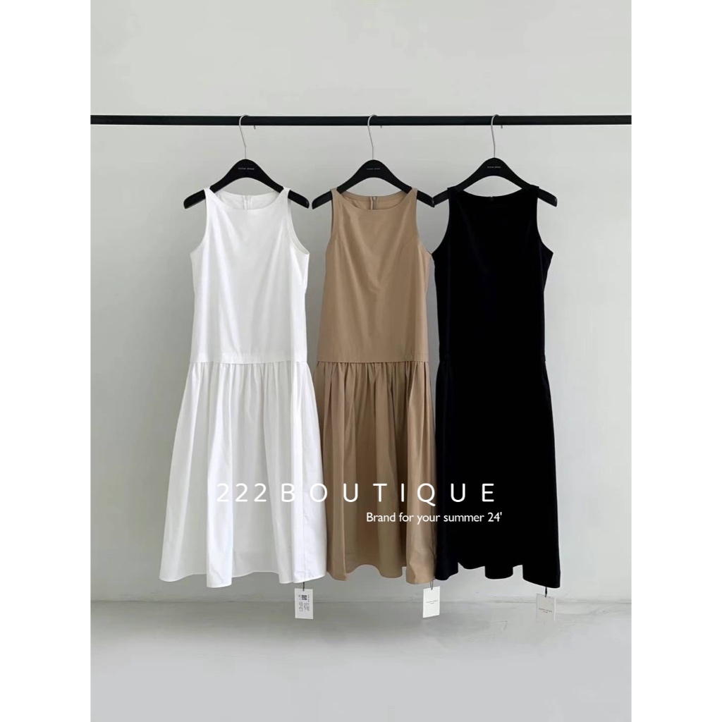 váy suông trễ eo thô clean space 506563