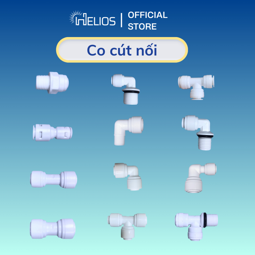 Co cút nối dùng cho máy lọc nước Karofi, Kangaroo, Sunhouse, Forseti,...
