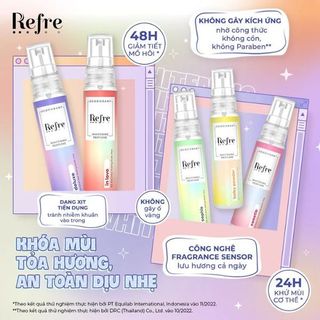Xịt Khử Mùi Refre Whitening Perfume 30ml