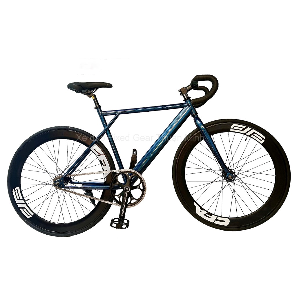 XE ĐẠP FIXED GEAR, BLUE AND BLACK
