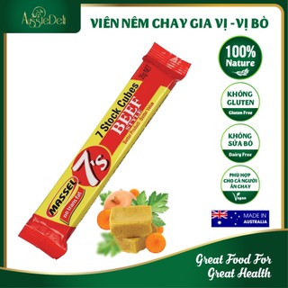 Thanh 35gr - Viên Nêm Gia Vị Nấu Ăn Chay Mặn Đều Dùng Được - MASSEL - Nhập Khẩu Từ Úc