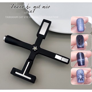  Thanh nam châm hơ mắt mèo nail 5 in 1  1234 1235 0281 0865 0864 0619  
