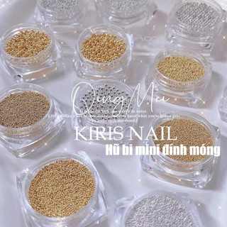 Hũ bi sắt mini size nhỏ đính trang trí móng