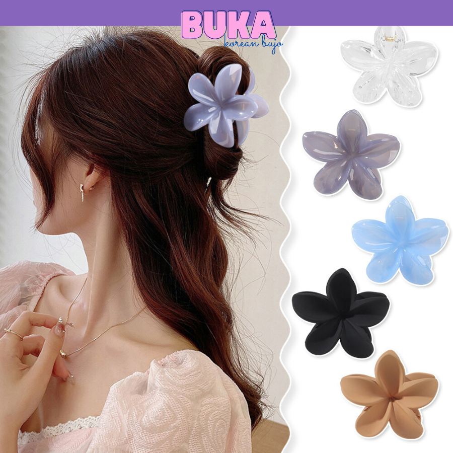 Kẹp hoa sứ siêu hot Buka, kẹp càng cua đi biển nhiều màu sắc