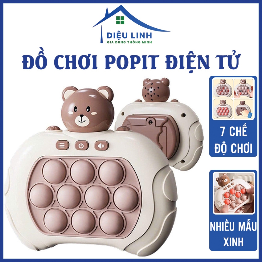 Pop It Điện Tử, Máy Chơi Game Giải Trí Xả Stress Theo Nhạc Nhiều Level , Mẫu Mã Đa Dạng, Pop It Điện