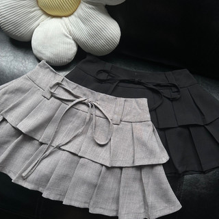 CAMELIA DEROSE SKIRT - Váy Cạp Trễ Tennis Xoè Basic Có Dây Rút Và Đĩa to (2 MÀU 3 SIZE)