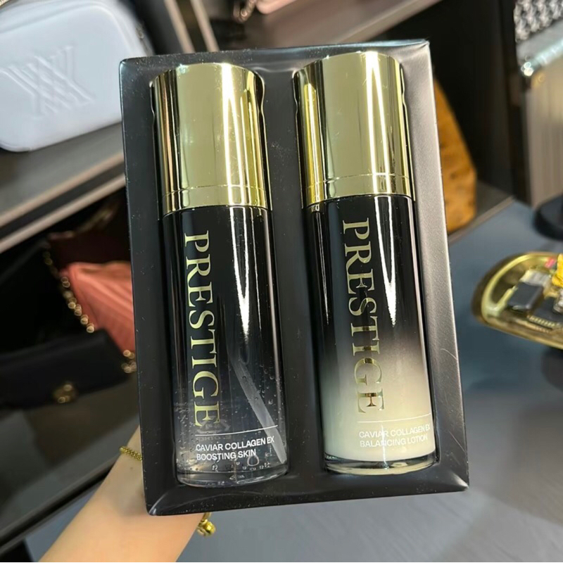 Set dưỡng da Leaders prestige caviar collagen EX dành cho mọi loại da Skincare