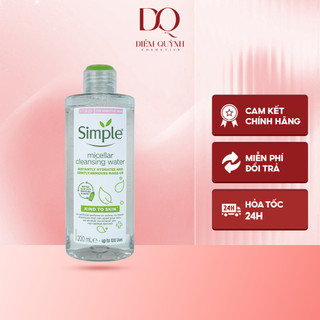Nước Tẩy Trang Simple Micellar Cleansing Water 200ml