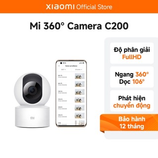Camera Giám sát Xiaomi Smart C200 Full HD, Khẩu độ F1.4, Đàm Thoại 2 Chiều, Bản quốc tế - Hàng Chính Hãng