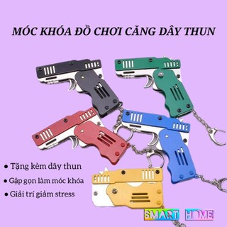 Đồ chơi móc khóa căng dây thun gấp gọn