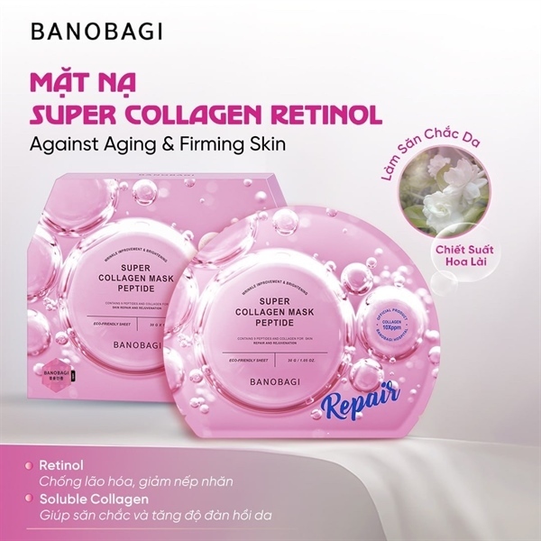 Mặt nạ Banobagi Super Collagen Mask Peptide