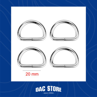 Móc chứ D, khoen sắt chữ D