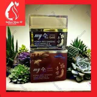 [auth] Kem dưỡng  trắng da, bay nám hồng Sâm My Gold Hàn Quốc hộp 50g date mới nhất