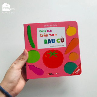 Sách bìa cứng cho bé 0-3 tuổi - Cùng chơi trốn tìm 7: Rau củ