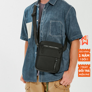 Túi đeo chéo nam nữ, túi chéo unisex nhiều ngăn đựng vừa ipad mini  chất vải canvas dệt mật độ cao - ART061