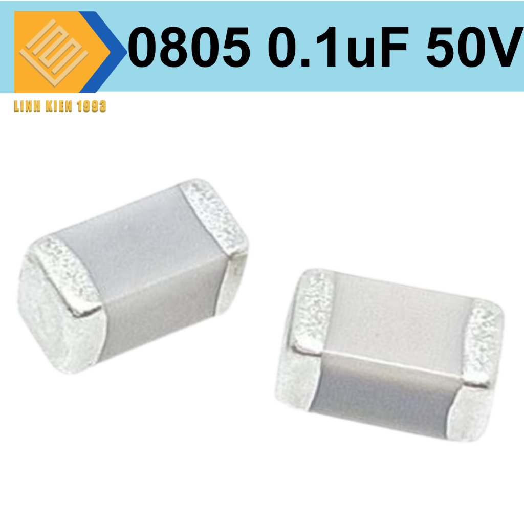 Tụ Gốm 0805 100nF (0.1uF) 50V