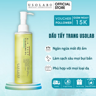 Dầu tẩy trang Usolab Bio Deep Cleansing Oil 200ml - Giúp làm sạch sâu và giữ ẩm cho mọi loại da