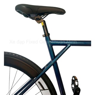 XE ĐẠP FIXED GEAR, BLUE AND BLACK
