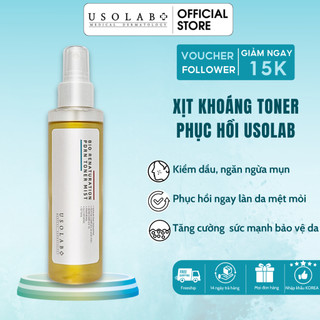 Xịt khoáng và toner trắng da Usolab - Giúp trắng da,phục hồi, kiềm dầu ngăn ngừa mụn Bio Renaturation Repair mist 150ml