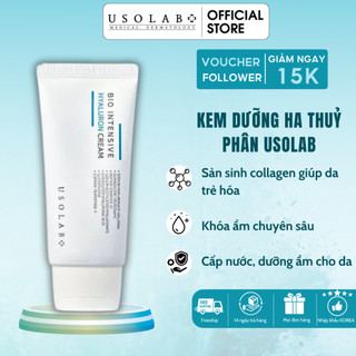 Kem dưỡng da HA thủy ngân USOLAB Giúp căng bóng, cấp ẩm, sáng da BIO MOISTURIZING HYALURON CREAM 50ml
