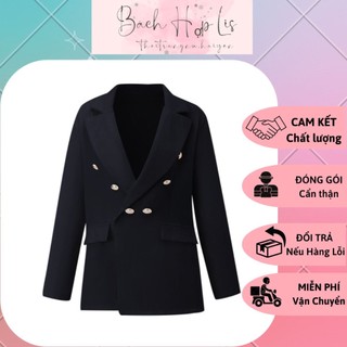 Áo Blazer nữ dáng rộng 1 lớp dài tay