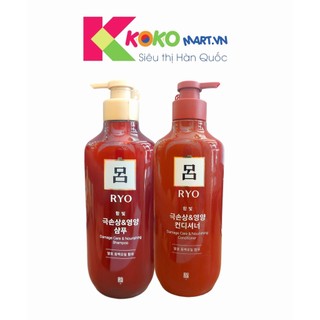 Dầu gội và dầu xả Ryo Hàn Quốc 400ml