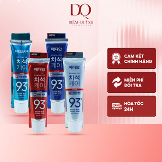 Kem Đánh Răng MEDIAN 93% HÀN QUỐC 120g Đủ Màu