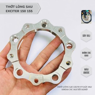 Thớt lòng sau Ex150 155 dày 10li nhôm cnc nguyên khối