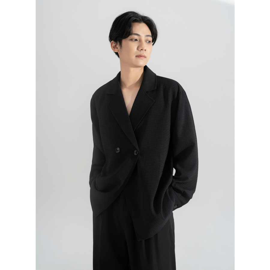 Áo blazer DUENDE 2 cúc lệch