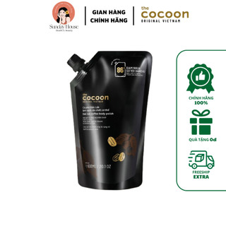 Tẩy da chết cơ thể cà phê Đắk Lắk Cocoon Túi Refill 600ml -Tẩy da chết Body Dak lak coffee body polis