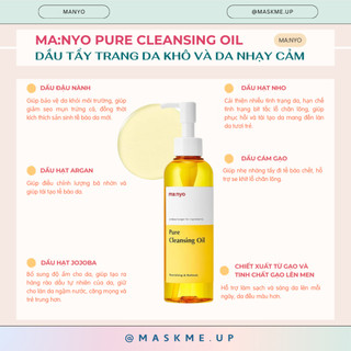 Dầu Tẩy Trang Manyo Pure Cleansing Oil 200ml Chính Hãng