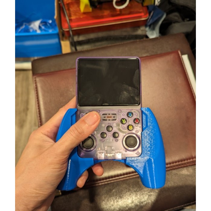 Bộ vỏ Grip cầm tay dạng công thái học cho máy Data Frog R36S in 3d chất lượng cao -votri3d - p56