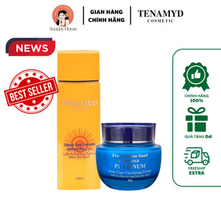 COMBO Dưỡng da + chống nắng cho da dầu mụn Tenamyd