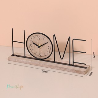 Đồng hồ trang trí để bàn thiết kế sáng tạo chữ love, home, decor, quà tặng lưu niệm ý nghĩa