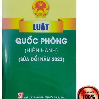 Sách - Luật quốc phòng (Hiện hành)