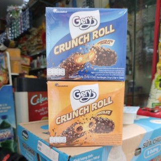 Bánh Cuộn Phủ Sô cô la Gery Crunch Roll Hộp 276g