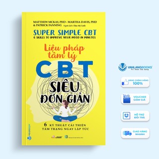 Sách liệu pháp tâm lý cbt siêu đơn giản - văn lang