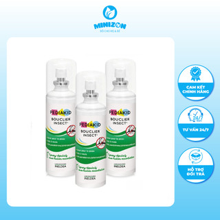 Xịt muỗi pediakid pháp 100ml - xịt chống muỗi pediakid pháp 100ml dùng cho bé từ 3 tháng tuổi