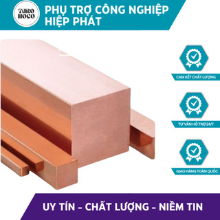  Thanh Đồng Đỏ Đồng Bản Vuông 10mm*10mm*150mm  Dài 15cm  Dùng Chế Máy Hàn Cell Pin |TAROHOKO 