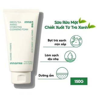 Sữa Rửa Mặt InnisFree Green Tea Cleansing Foam 150ml