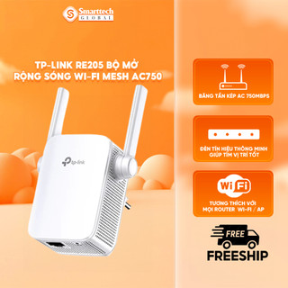 Tp-link re205 bộ mở rộng sóng wi-fi mesh ac750