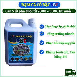 Đạm cá, đạm cá cô đặc SBC , đạm cá hữu cơ không mùi hôi, 1 lít pha với 500 lít nước, thích hợp mọi loại cây